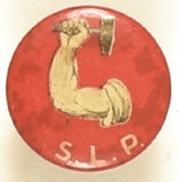 Socialist Labor Party Arm and Hammer Metal Stud