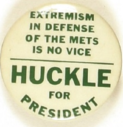 Wilbur Huckle Extremism in Defense of the Mets