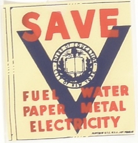 Save for Victory World War II Decal