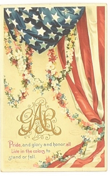GAR Colorful 1911 Postcard