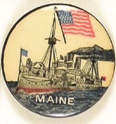 Battleship Maine Celluloid