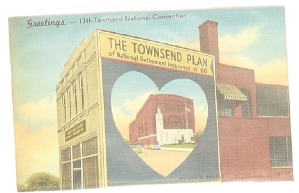 Townsend Plan Postcard