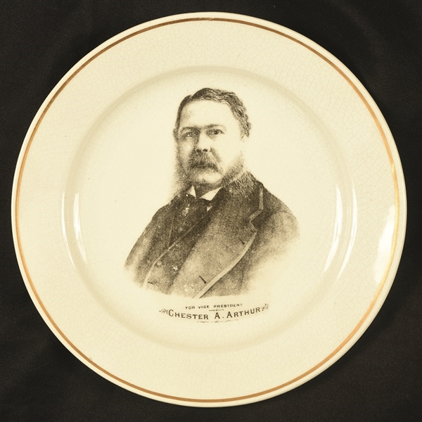 Chester Arthur for Vice President China Plate