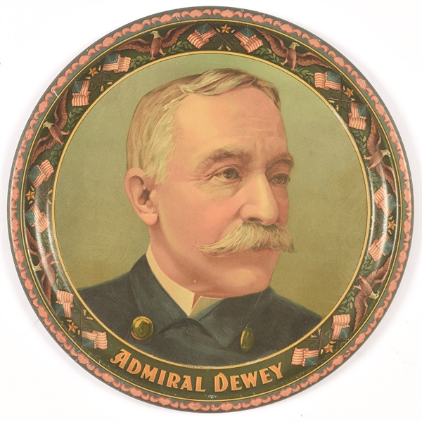 Admiral Dewey Litho Tray