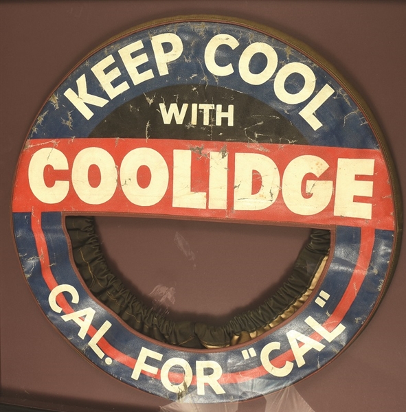 Rare Keep Cool With Coolidge Tire Cover