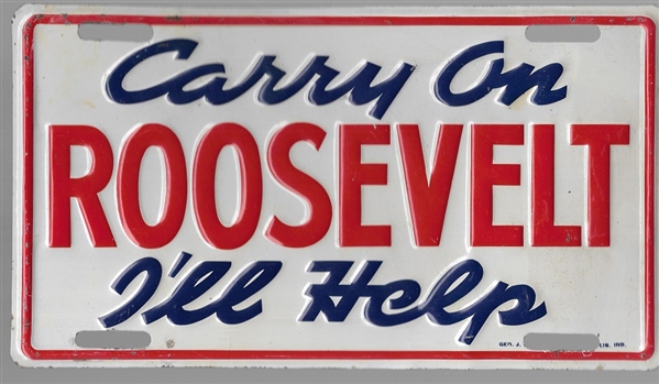 Carry On Roosevelt I’ll Help License