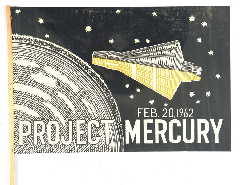 Project Mercury John Glenn Flag