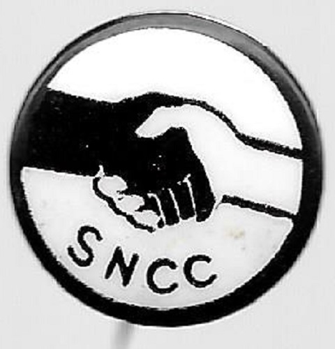SNCC Civil Rights Pin 