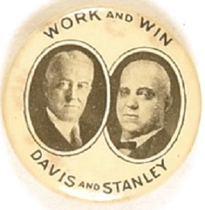 John W. Davis, Stanley Work and Win Kentucky Coattail