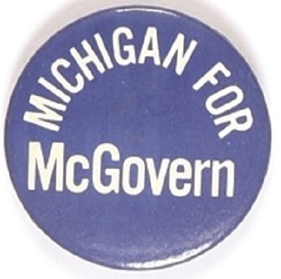 Michigan for McGovern Blue Version