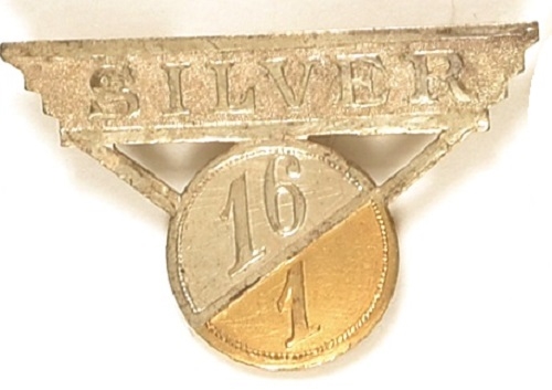 Bryan Silver 16 to 1 Metal Pin