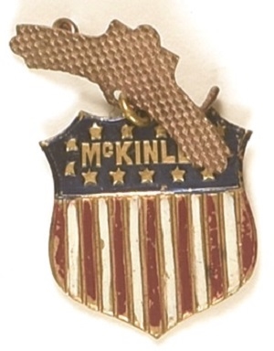 McKinley Enamel Shield Pin