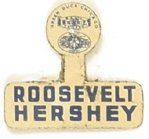 Roosevelt, Hershey Illinois Coattail Tab