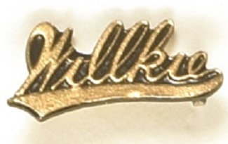 Willkie Script Lettering Pin