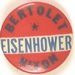 Eisenhower and Bertolet Pennsylvania Coattail