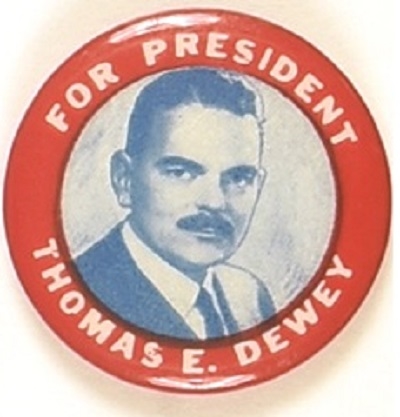 Dewey Red, White, Blue Picture Pin
