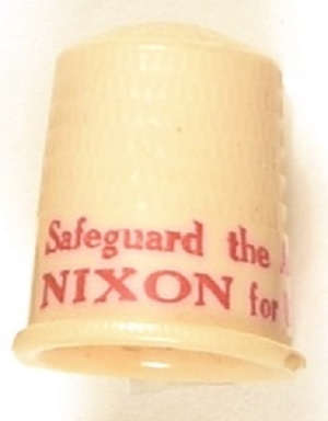Nixon for Senate Thimble