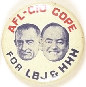 Johnson, Humphrey AFL-CIO COPE