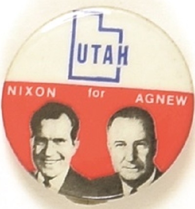 Nixon, Agnew 19687 State Set Utah