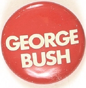 George Bush for US Senate Red Litho
