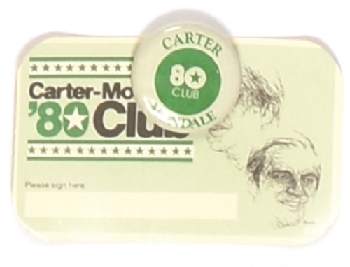 Carter Club Membership Card