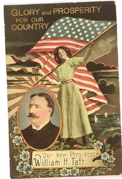 Taft Glory and Prosperity Postcard