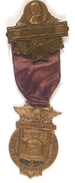 Dewey 1948 Convention Telephone Badge