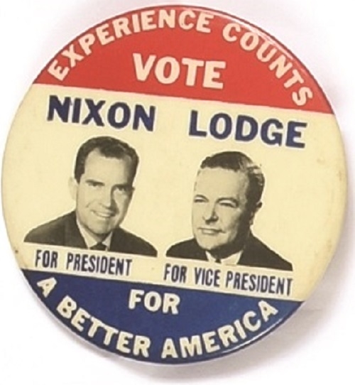 Nixon, Lodge Experience Counts