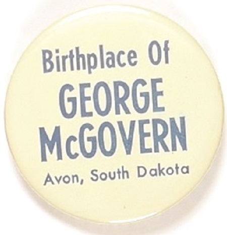 Avon, SD, Birthplace of George McGovern