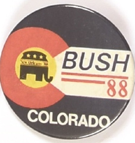Bush Colorado Delegate Pin