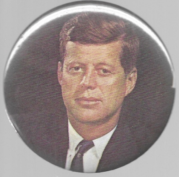John F. Kennedy Full Color Celluloid