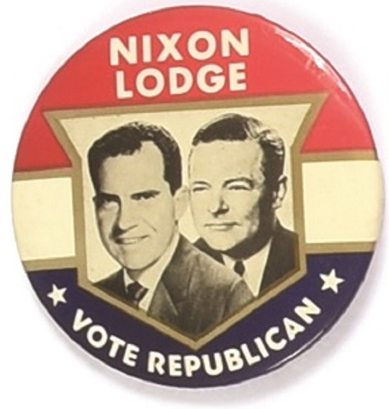 Nixon, Lodge Vote Republican Shield Jugate