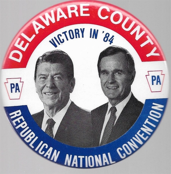 Delaware County, Pennsylvania,  for Reagan, Bush