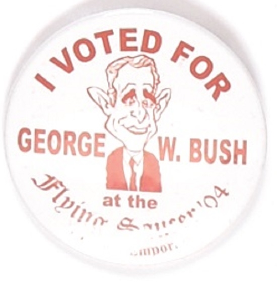 I Voted for Bush Flying Saucer Draught Emporium