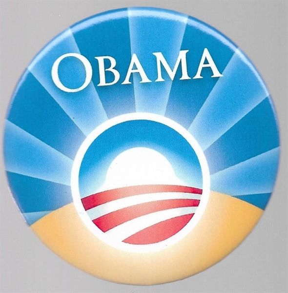 Obama Colorful Logo Pin
