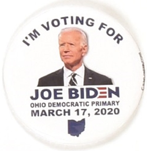 Im Voting for Biden Ohio Primary