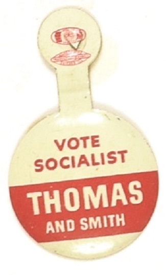 Thomas and Smith 1948 Socialist Party Tab
