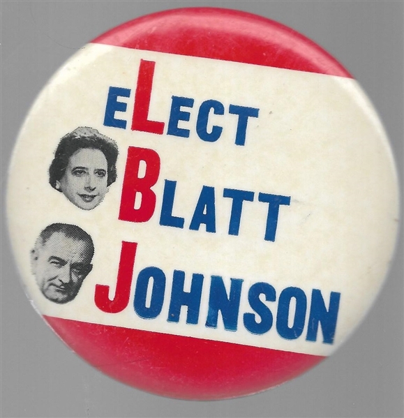 LBJ Elect Blatt, Johnson 