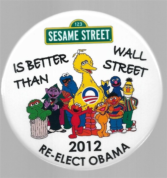 Obama Sesame Street is Better than Wall Street 