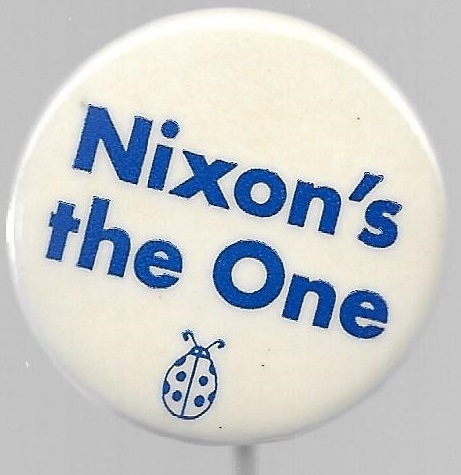 Nixon’s the One Watergate Pin 