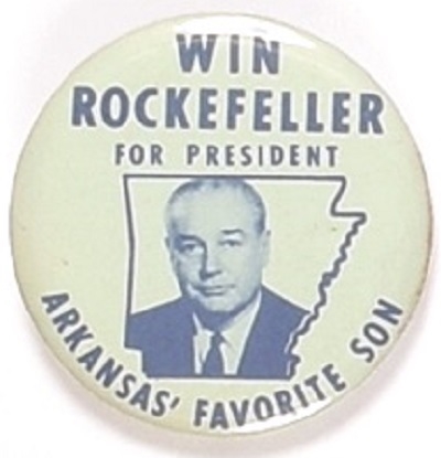 Win Rockefeller Arkansas Favorite Son