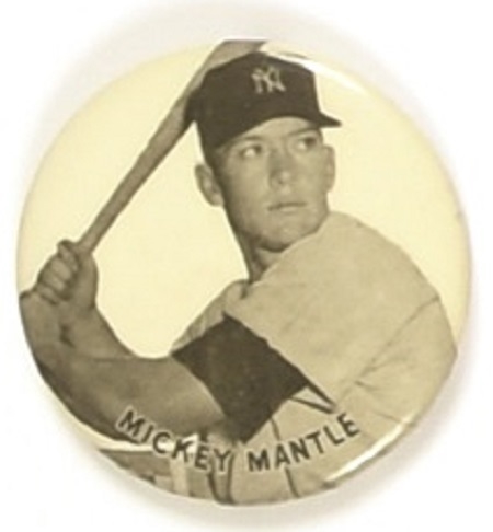 Mickey Mantle Baseball Pin