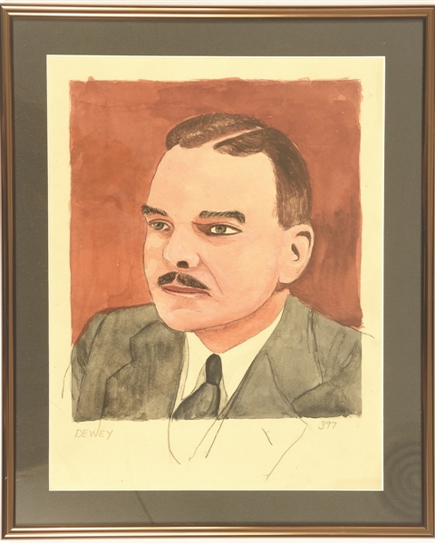 Thomas Dewey Color Portrait