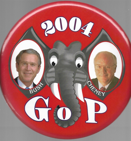 Bush, Cheney 9 Inch Elephant Ears Celluloid