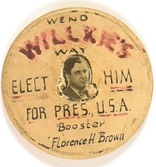 Willkie’s Way Rare Booster Pin