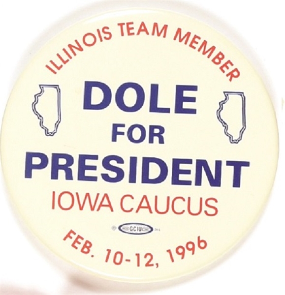 Illinois Team Member Iowa Caucus Dole for President