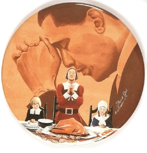 Barack Obama Thanksgiving by Brian Campbell