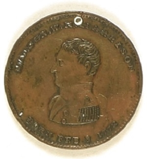 William Henry Harrison Hero of Tippecanoe Medal