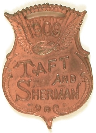 Taft and Sherman Metal Fob