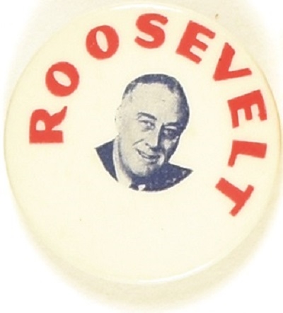 Roosevelt Scarce RWB Picture Pin